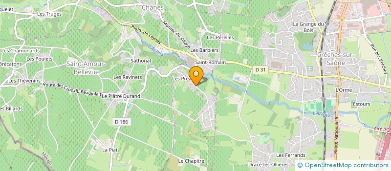 localisation de l'entreprise MONSIEUR MICHEL DESGOUTTES  CHANES