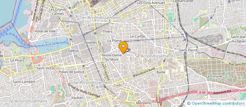 localisation de l'entreprise MONSIEUR MICHEL DESGRANGES à MARSEILLE