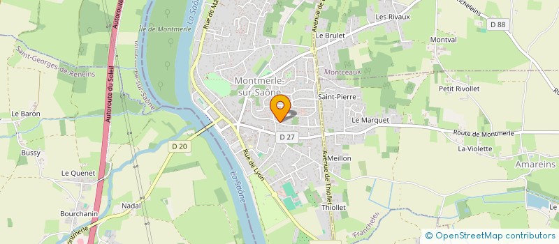 localisation de l'entreprise MONSIEUR MICHEL DESIGAUD  MONTMERLE-SUR-SAONE