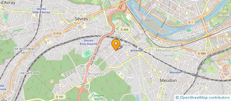 localisation de l'entreprise MONSIEUR MICHEL DESMARTEAU  MEUDON