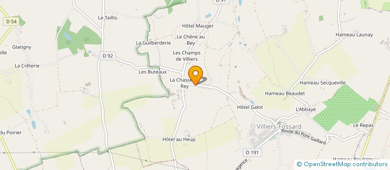 localisation de l'entreprise MONSIEUR MICHEL DESMEULLES  VILLIERS-FOSSARD