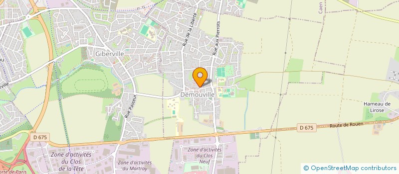 localisation de l'entreprise MONSIEUR MICHEL DESPLATZ  DEMOUVILLE