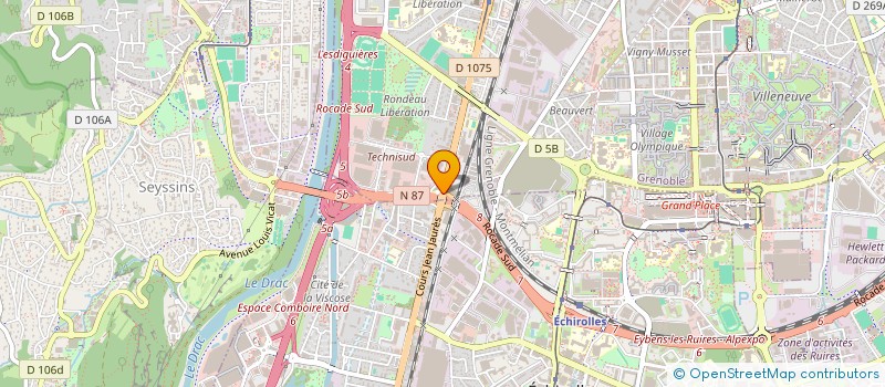 localisation de l'entreprise MONSIEUR MICHEL DESPOSITO  GRENOBLE