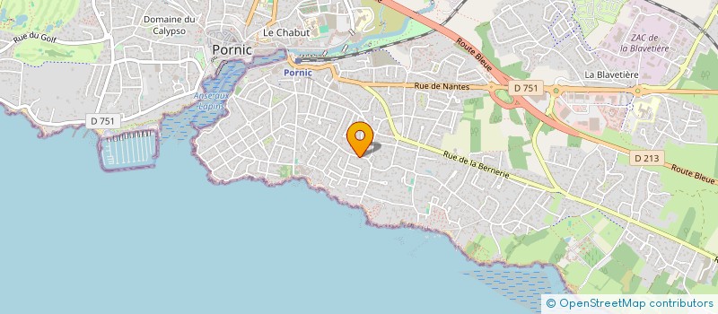 localisation de l'entreprise MONSIEUR MICHEL DESTERBECQ à PORNIC