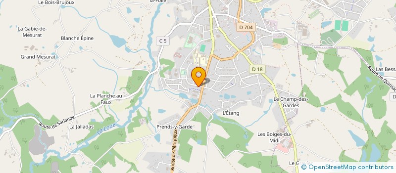 localisation de l'entreprise MONSIEUR MICHEL DEVAUX à SAINT-YRIEIX-LA-PERCHE