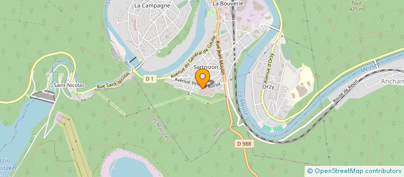 localisation de l'entreprise MONSIEUR MICHEL DEVELLE à REVIN