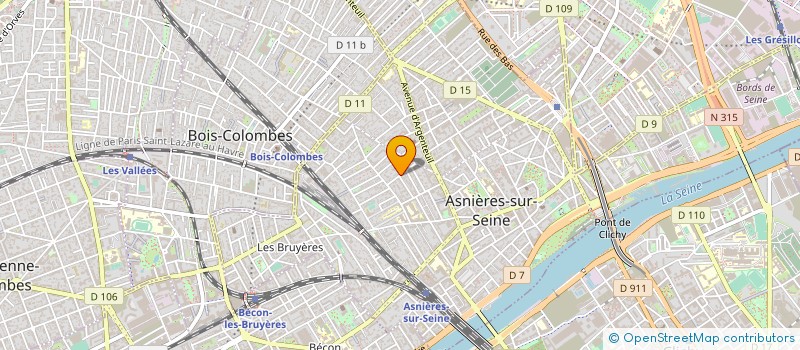 localisation de l'entreprise MONSIEUR MICHEL DEVERLY  ASNIERES-SUR-SEINE