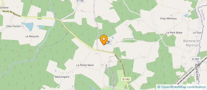 localisation de l'entreprise MONSIEUR MICHEL DEVERS  BORESSE-ET-MARTRON