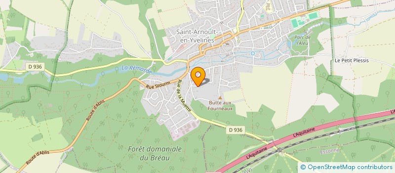 localisation de l'entreprise MONSIEUR MICHEL DEVEZ  SAINT-ARNOULT-EN-YVELINES