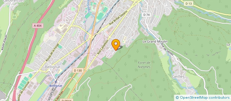 localisation de l'entreprise MONSIEUR MICHEL DEVILLARD à OYONNAX
