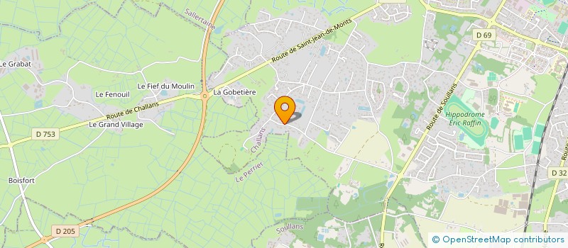 localisation de l'entreprise MONSIEUR MICHEL DEVINEAU à CHALLANS