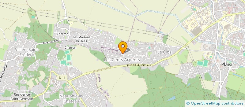 localisation de l'entreprise MONSIEUR MICHEL DEVRED  PLAISIR