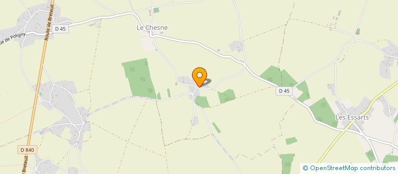 localisation de l'entreprise MONSIEUR MICHEL DEVREUX  LES BAUX-DE-BRETEUIL