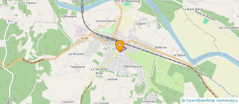 localisation de l'entreprise MONSIEUR MICHEL DEWEZ  LE BUISSON-DE-CADOUIN