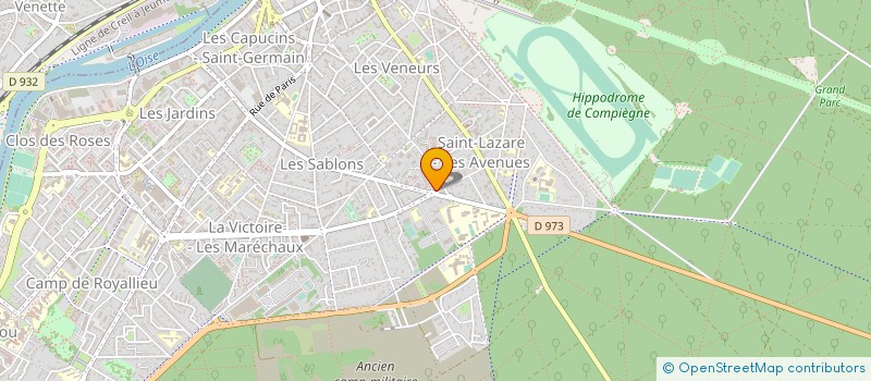 localisation de l'entreprise MONSIEUR MICHEL DEWITTE à COMPIEGNE