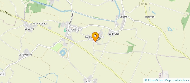 localisation de l'entreprise MONSIEUR MICHEL DEYRAT  GENOUILLE