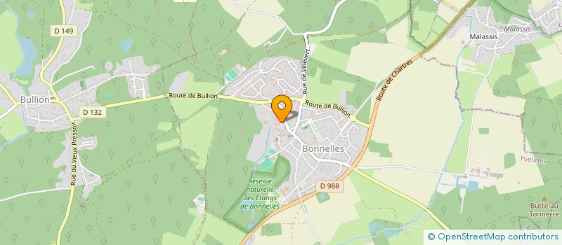 localisation de l'entreprise MONSIEUR MICHEL DI MAGGIO  BONNELLES