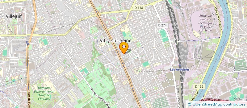 localisation de l'entreprise MONSIEUR MICHEL DI STEFANO à VITRY-SUR-SEINE
