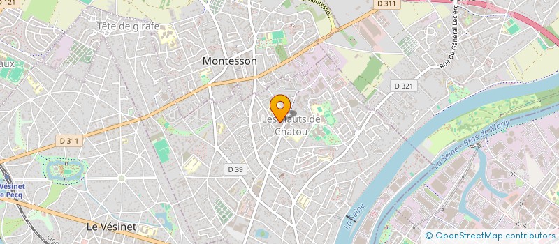 localisation de l'entreprise MONSIEUR MICHEL DIAMENT à CHATOU