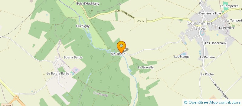 localisation de l'entreprise MONSIEUR MICHEL DIARD  COULOMMIERS-LA-TOUR