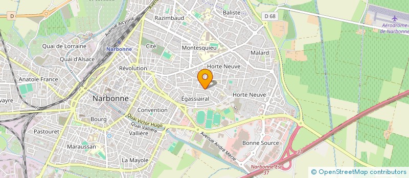 localisation de l'entreprise MONSIEUR MICHEL DIAS  NARBONNE