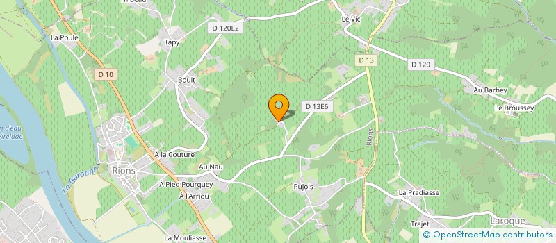 localisation de l'entreprise MONSIEUR MICHEL DIETRICH  RIONS