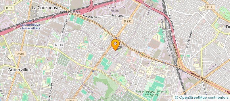 localisation de l'entreprise MONSIEUR MICHEL DIJOUX à LA COURNEUVE