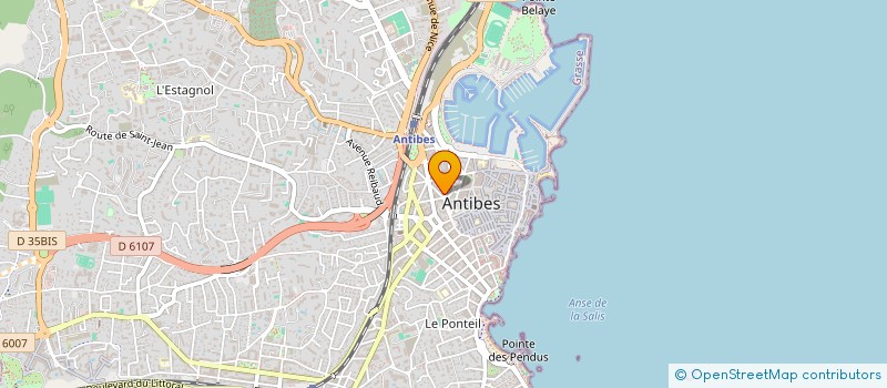 localisation de l'entreprise MONSIEUR MICHEL DINULOVIC  ANTIBES