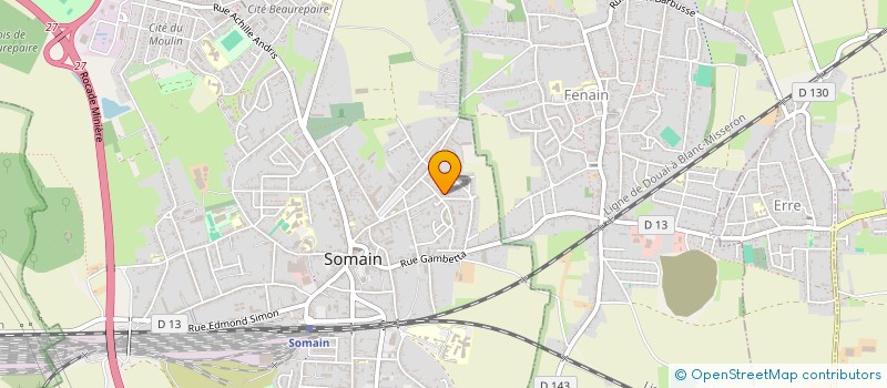 localisation de l'entreprise MONSIEUR MICHEL DIRIX  SOMAIN