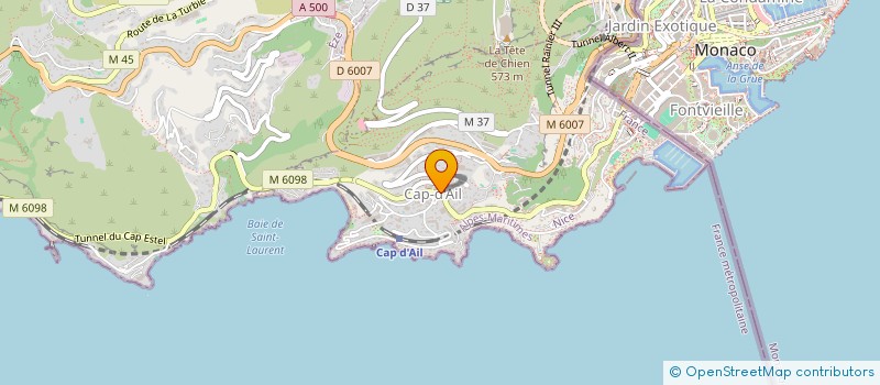 localisation de l'entreprise MONSIEUR MICHEL DOBRIL  CAP-D'AIL