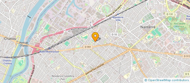 localisation de l'entreprise MONSIEUR MICHEL DOCHE  NANTERRE