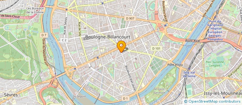 localisation de l'entreprise MONSIEUR MICHEL DOGNETON à BOULOGNE-BILLANCOURT