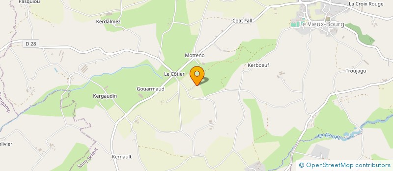 localisation de l'entreprise MONSIEUR MICHEL DOMALAIN  SAINT-BIHY