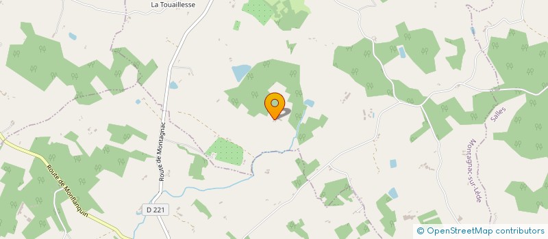 localisation de l'entreprise MONSIEUR MICHEL DOMENGIE  MONTAGNAC-SUR-LEDE