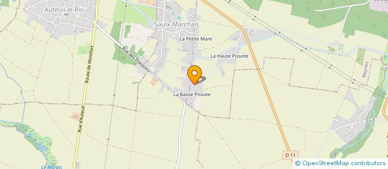 localisation de l'entreprise MONSIEUR MICHEL DOMER  BEYNES