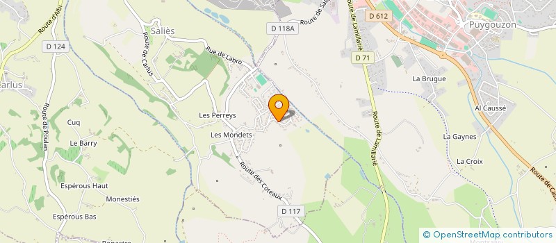 localisation de l'entreprise MONSIEUR MICHEL DOMINGUEZ  SALIES