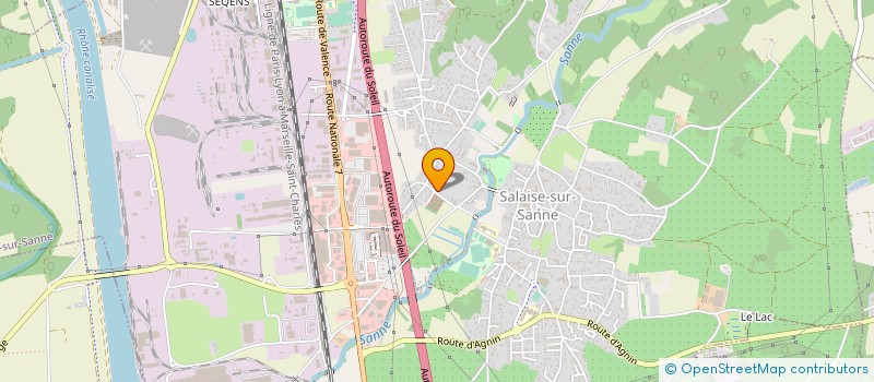 localisation de l'entreprise MONSIEUR MICHEL DONCIEUX  SALAISE-SUR-SANNE