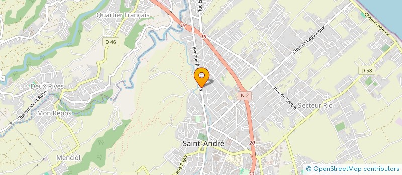 localisation de l'entreprise MONSIEUR MICHEL DONVEZ à SAINT-ANDRE