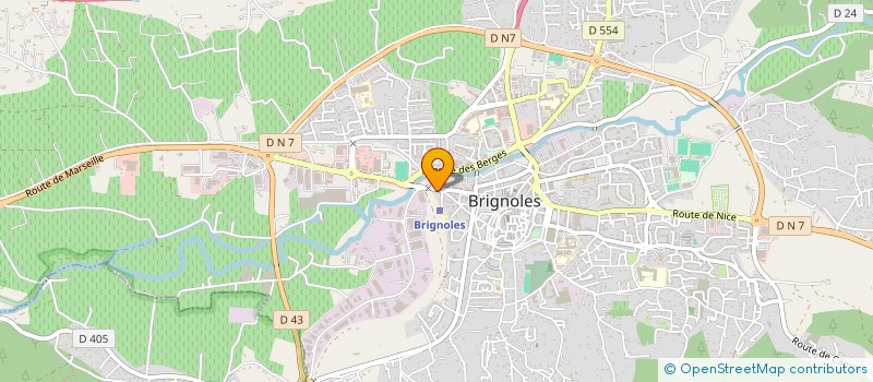 localisation de l'entreprise MONSIEUR MICHEL DONZE à BRIGNOLES