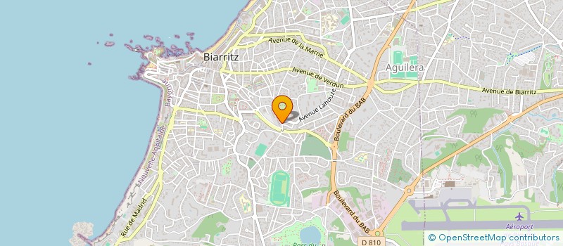 localisation de l'entreprise MONSIEUR MICHEL DORDEINS à BIARRITZ