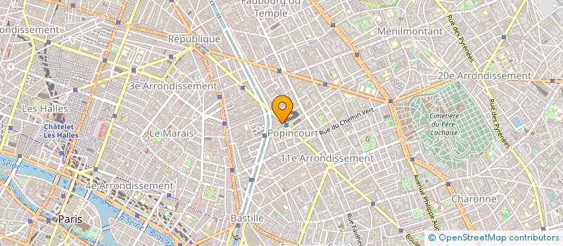 localisation de l'entreprise MONSIEUR MICHEL DORE  PARIS