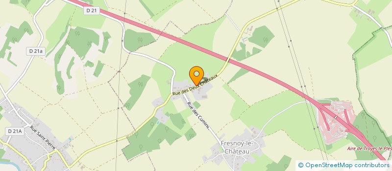 localisation de l'entreprise MONSIEUR MICHEL DORE  FRESNOY LE CHATEAU