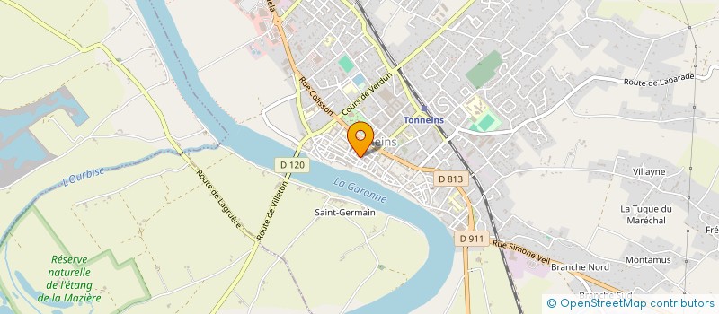 localisation de l'entreprise MONSIEUR MICHEL DORE  TONNEINS