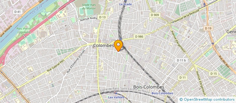 localisation de l'entreprise MONSIEUR MICHEL DORIENT à COLOMBES
