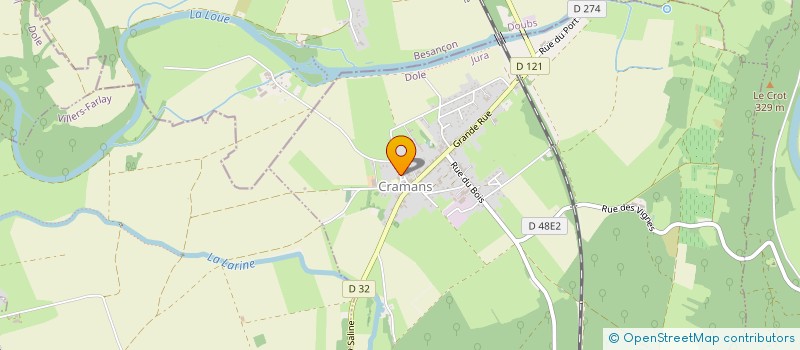 localisation de l'entreprise MONSIEUR MICHEL DORKELD  CRAMANS