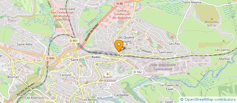 localisation de l'entreprise MONSIEUR MICHEL DORLEANS à ONET-LE-CHATEAU