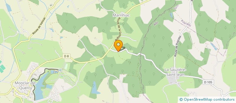 localisation de l'entreprise MONSIEUR MICHEL DOS SANTOS  MONCLAR-DE-QUERCY