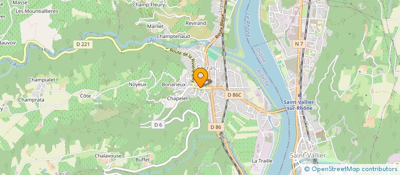 localisation de l'entreprise MONSIEUR MICHEL DOS SANTOS  SARRAS