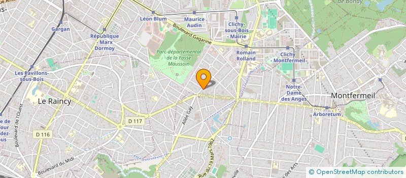 localisation de l'entreprise MONSIEUR MICHEL DOS SANTOS à CLICHY-SOUS-BOIS