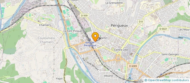 localisation de l'entreprise MONSIEUR MICHEL DOTTE  PERIGUEUX